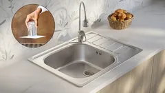  Wenn ich von zu Hause weggehe, stelle ich immer ein Glas und ein Blatt Papier in das Waschbecken. Dann bin ich beruhigt, dass alles in Ordnung bleibt.